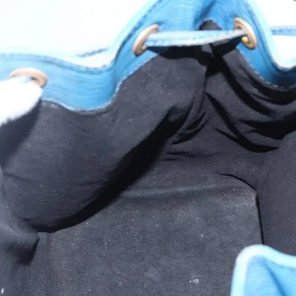 LOUIS VUITTON Epi Petit Noe Shoulder Bag Blue M44105 LV Auth ka741